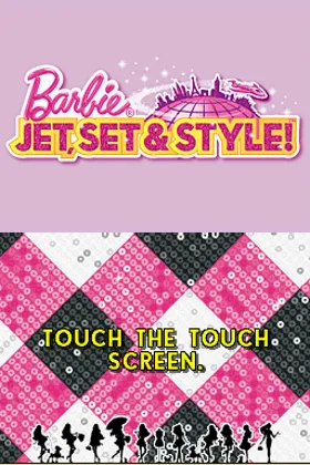 Barbie - Jet, Set & Style! (USA) (En,Fr) (NDSi Enhanced) screen shot title